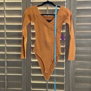 NWT sweater bodysuit